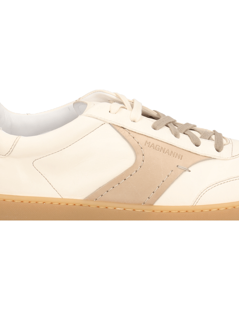 Magnanni-Glattleder-Sneaker-weiss