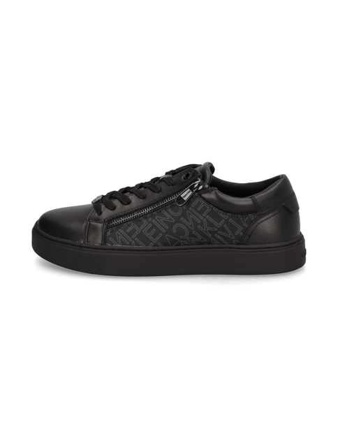 

LOW TOP LACE UP W/ZIP MONO, Čierna