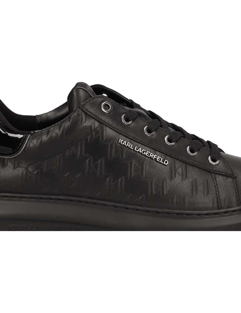 KARL-LAGERFELD-KAPRI-MENS-Monogram-Emboss-Lo-Lace-schwarz