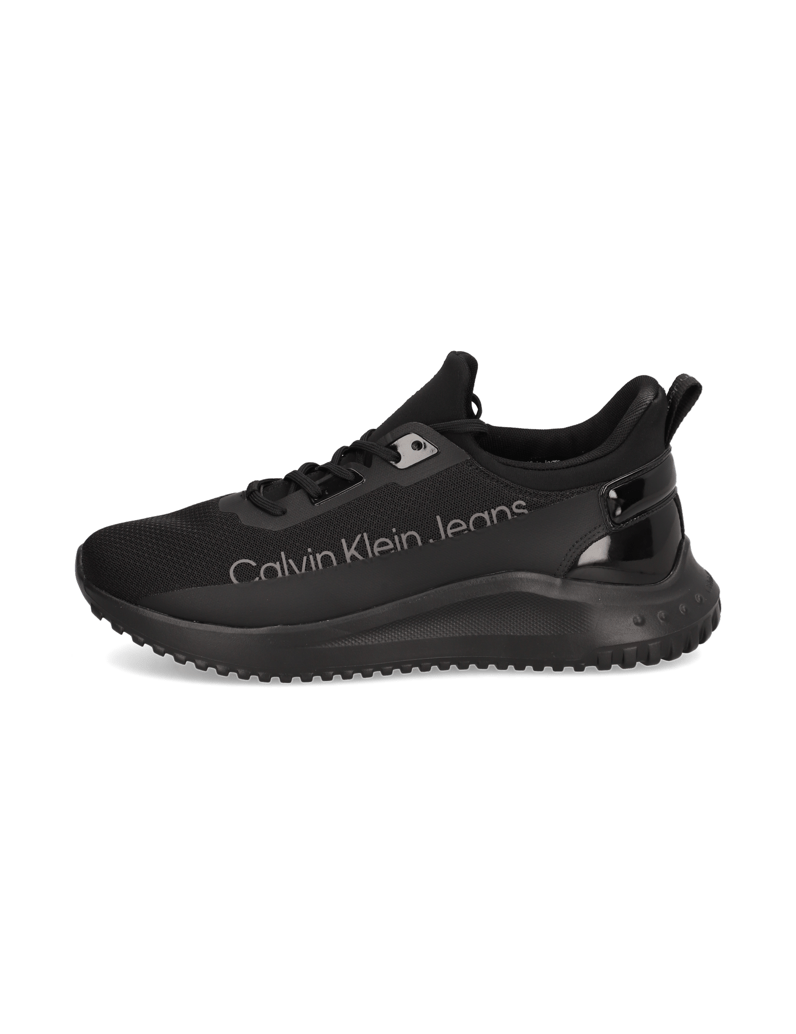 CALVIN-KLEIN-JEANS-EVA-RUN-SLIPON-LACE-MIXIN-LUM-schwarz