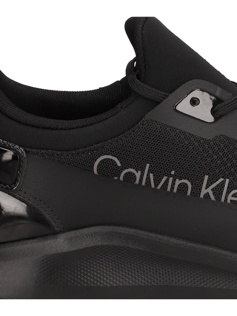 CALVIN-KLEIN-JEANS-EVA-RUN-SLIPON-LACE-MIXIN-LUM-schwarz