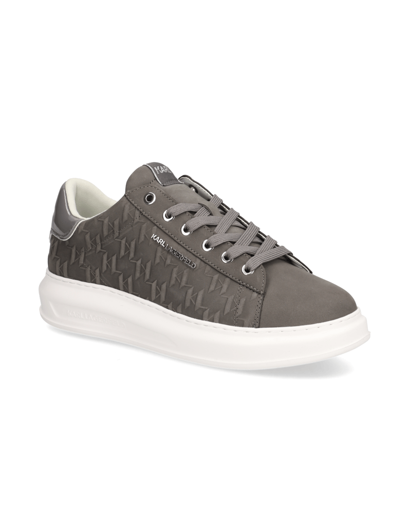 KARL-LAGERFELD-KAPRI-MENS-Monogram-Emboss-Lo-šedá