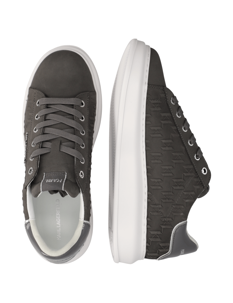 KARL-LAGERFELD-KAPRI-MENS-Monogram-Emboss-Lo-šedá