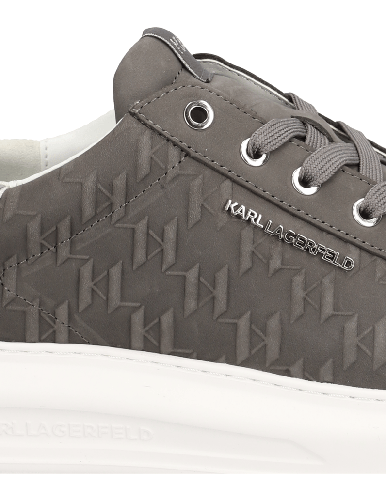 KARL-LAGERFELD-KAPRI-MENS-Monogram-Emboss-Lo-šedá
