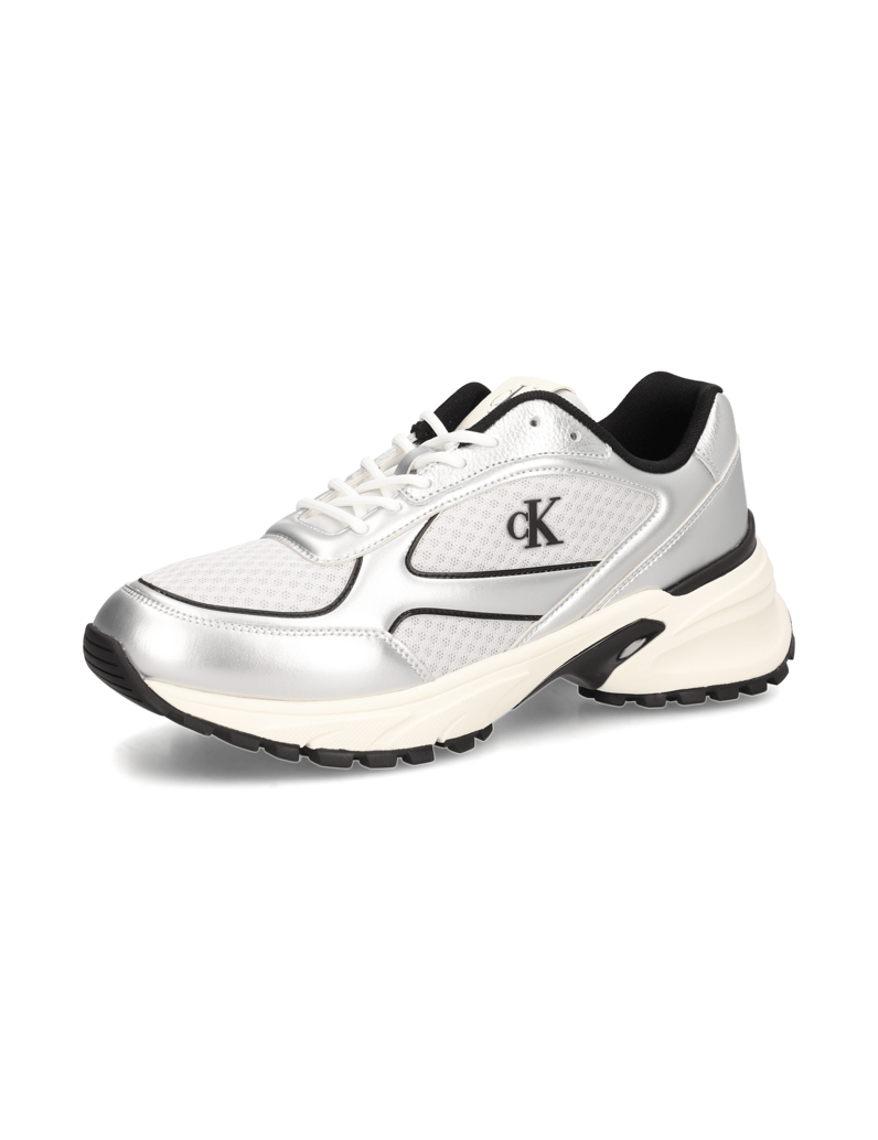CALVIN-KLEIN-JEANS-HIKE-RUNNER-LACEUP-MESH-MIX-MET-črna