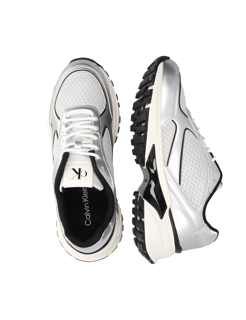 CALVIN-KLEIN-JEANS-HIKE-RUNNER-LACEUP-MESH-MIX-MET-črna