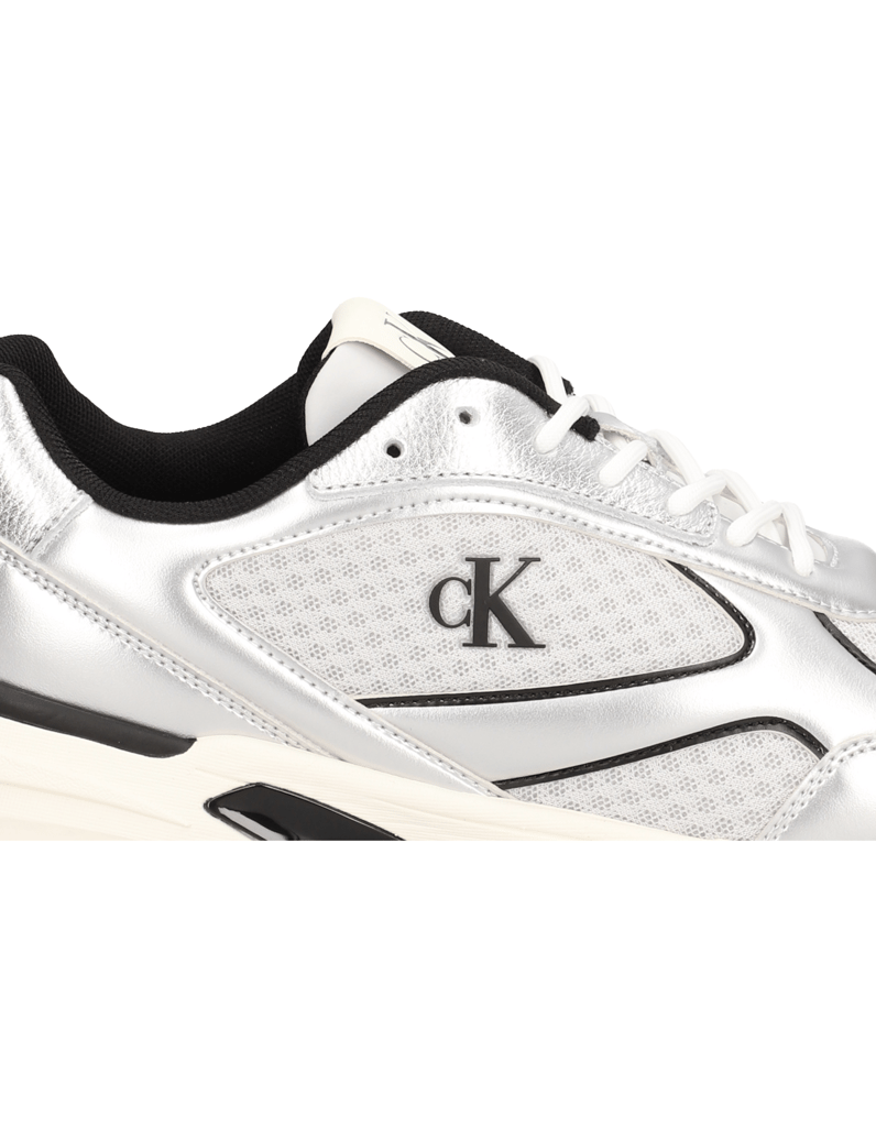 CALVIN-KLEIN-JEANS-HIKE-RUNNER-LACEUP-MESH-MIX-MET-črna