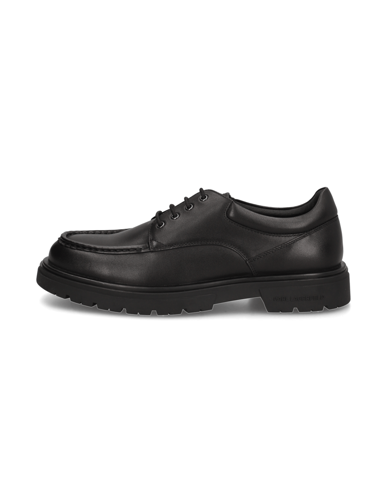 KARL-LAGERFELD-KOBY-LUG-ZIP-SHOE-črna