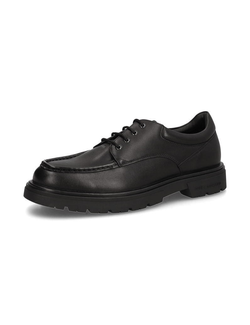 KARL-LAGERFELD-KOBY-LUG-ZIP-SHOE-črna