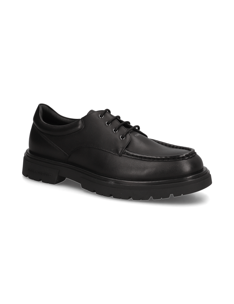 KARL-LAGERFELD-KOBY-LUG-ZIP-SHOE-črna