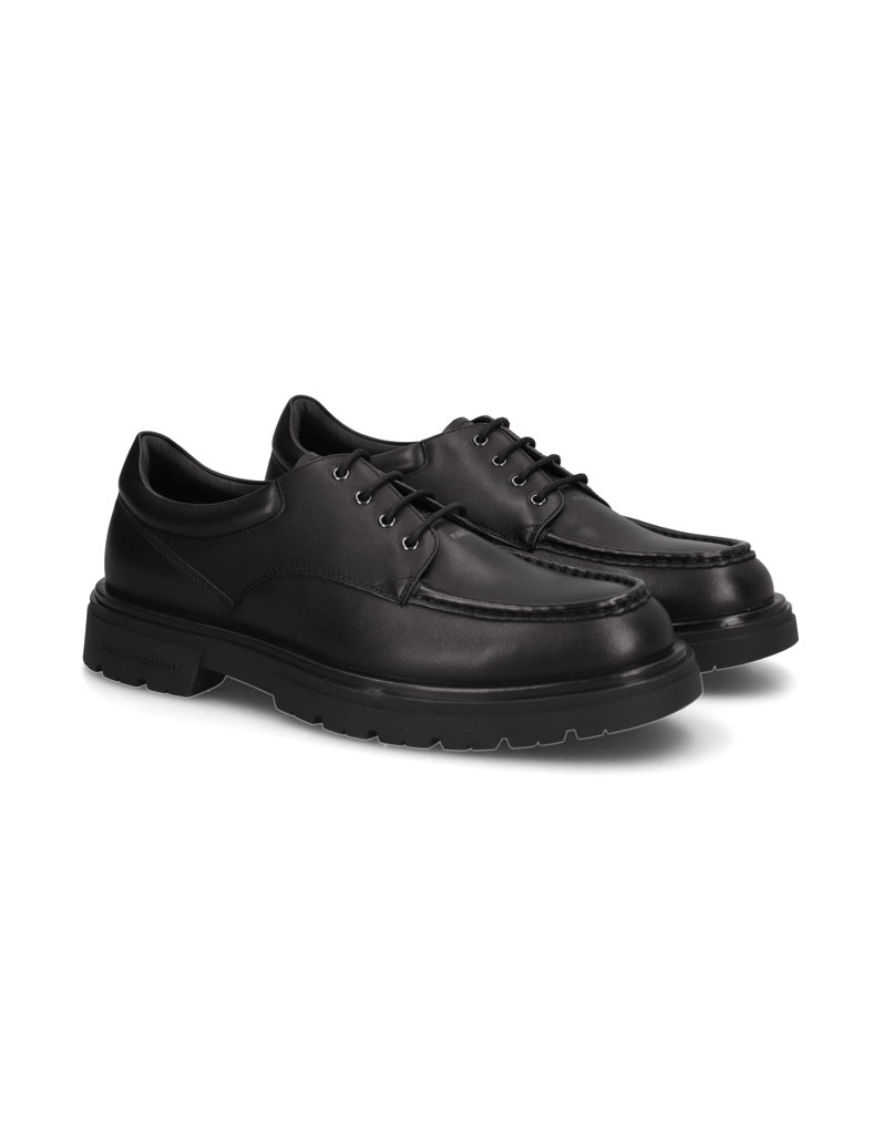KARL-LAGERFELD-KOBY-LUG-ZIP-SHOE-črna
