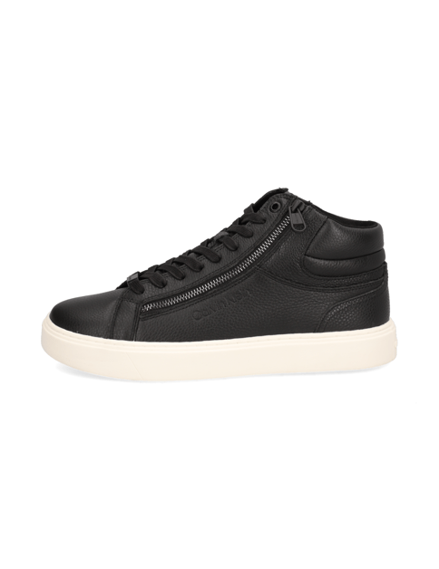 

HIGH TOP LACE UP W/ZIP, Čierna