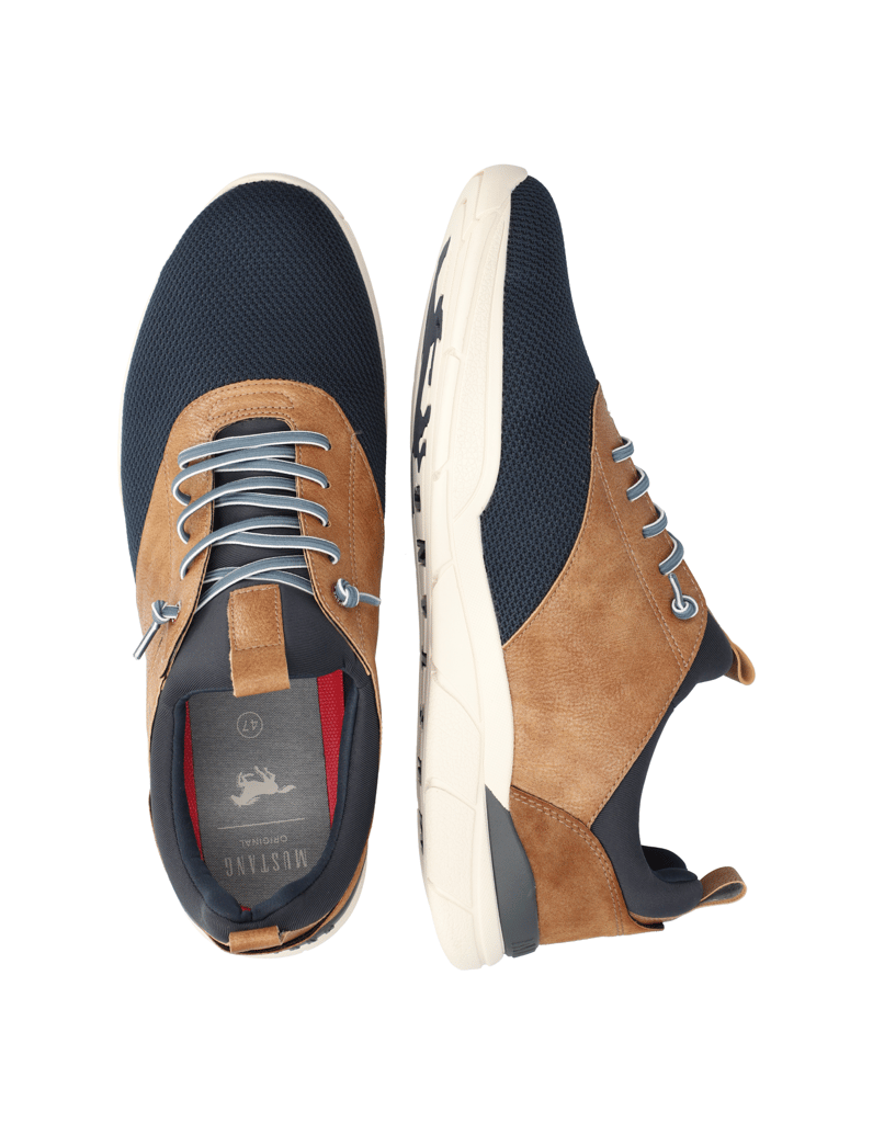 Mustang-Schnürer-sportiv-bež