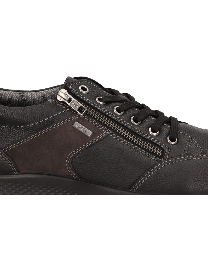 Jomos-hladká-kůže-sportovní-polobotky-černá