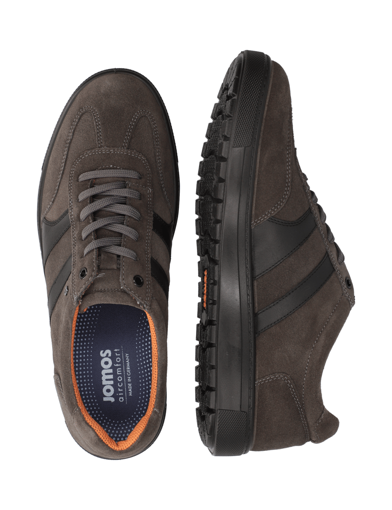 Jomos-velúr-Športová-šnurovacia-obuv-šedá
