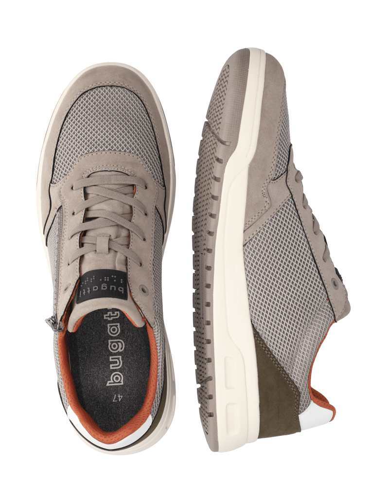 BUGATTI-DENIM-Textil-Schnürer-sportiv-grau