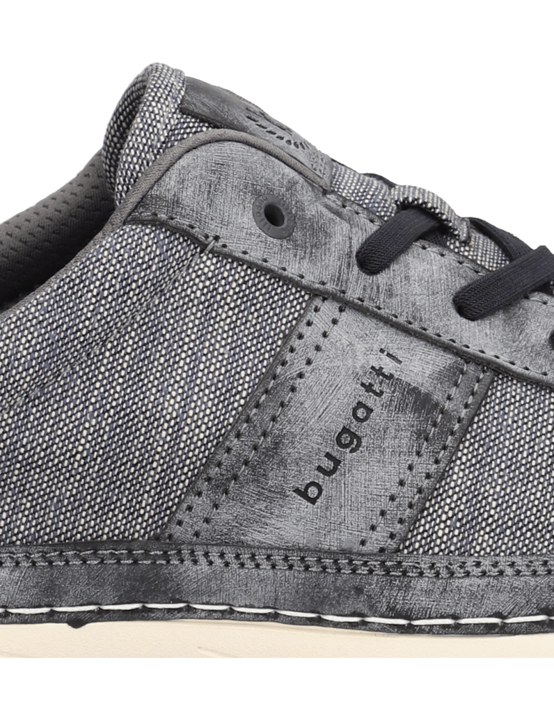 BUGATTI-DENIM-Textil-Schnürer-sportiv-blau