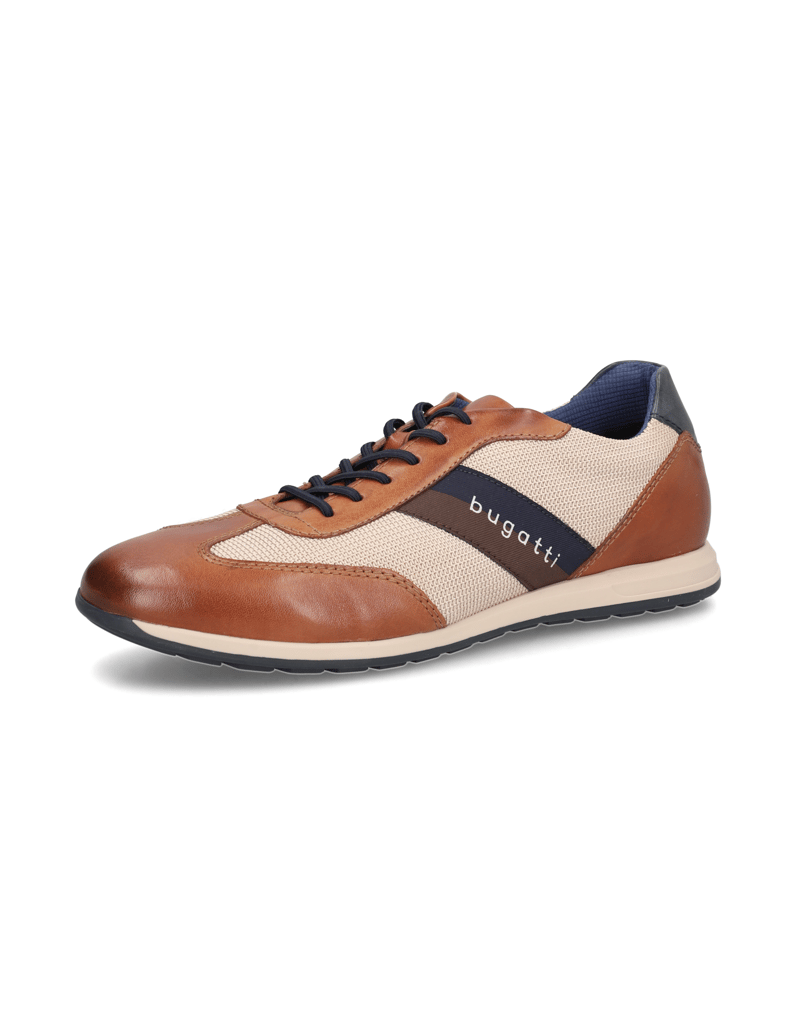 BUGATTI-DENIM-Schnürer-sportiv-cognac