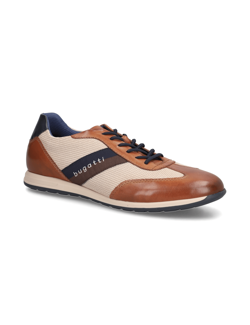 BUGATTI-DENIM-Schnürer-sportiv-cognac