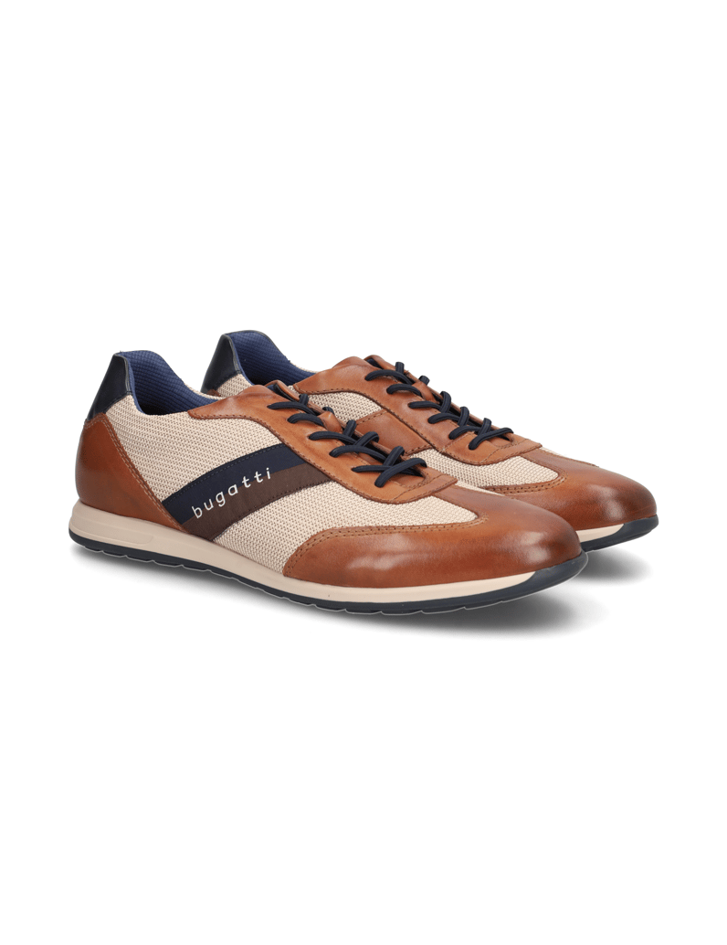 BUGATTI-DENIM-Schnürer-sportiv-cognac