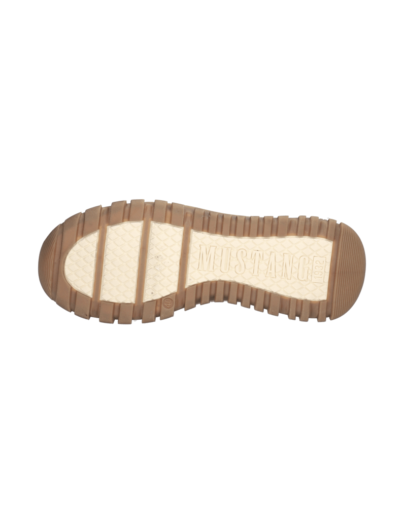 Mustang-imitácia-kože-Športová-šnurovacia-o-hnedá
