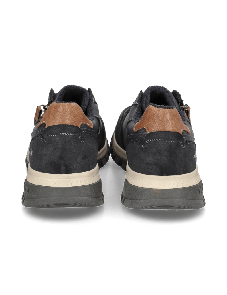 Mustang-imitácia-kože-Športová-šnurovacia-o-hnedá