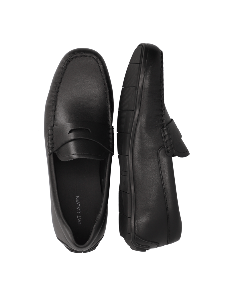 Pat-Calvin-Glattleder-Mokassin-beige