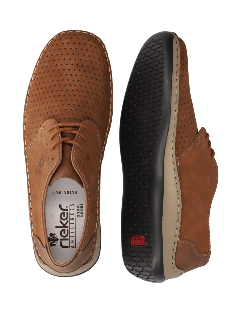 Rieker-nubuk-sportovní-polobotky-hnědá