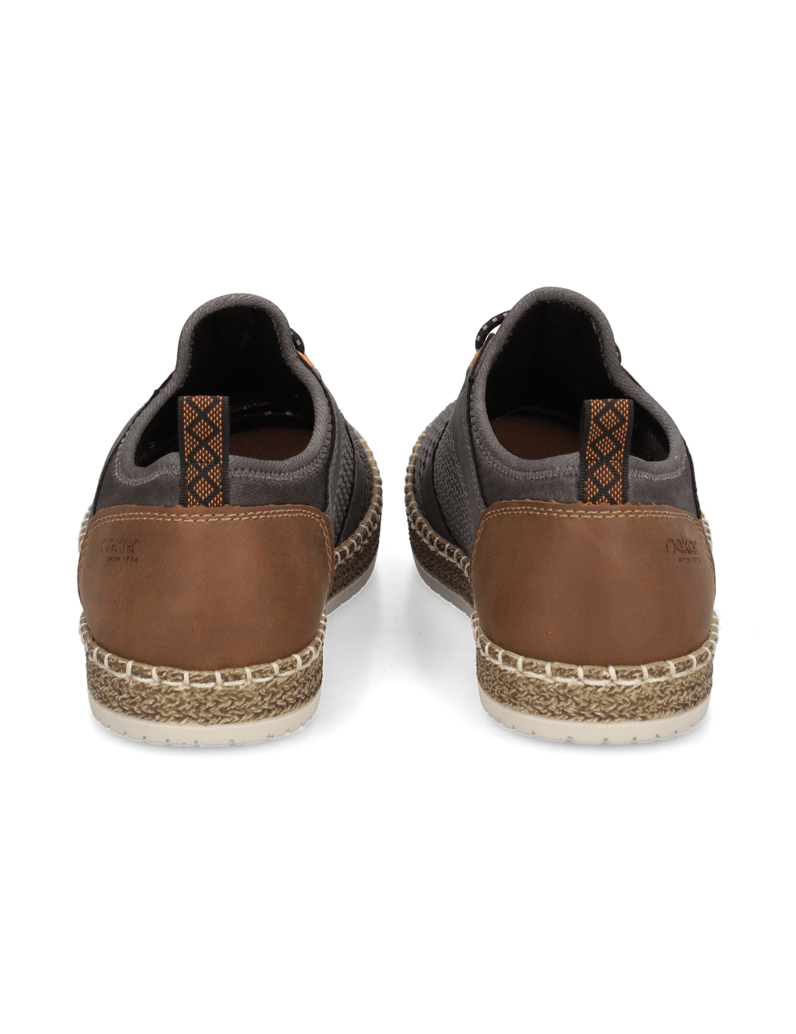 Rieker-tekstil-športni-čevlji-na-vezalke-siva