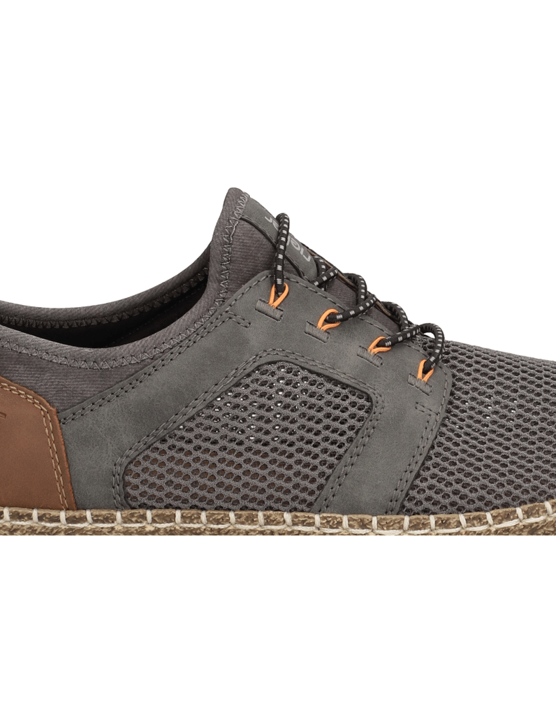 Rieker-tekstil-športni-čevlji-na-vezalke-siva