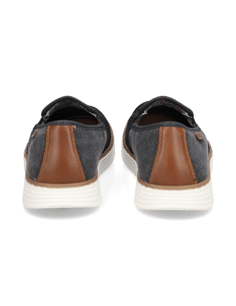 Rieker-nazouvací-boty---textil-modrá