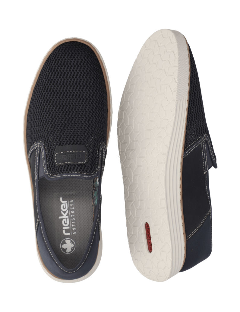 Rieker-textil-sportovní-nazouvací-boty-modrá