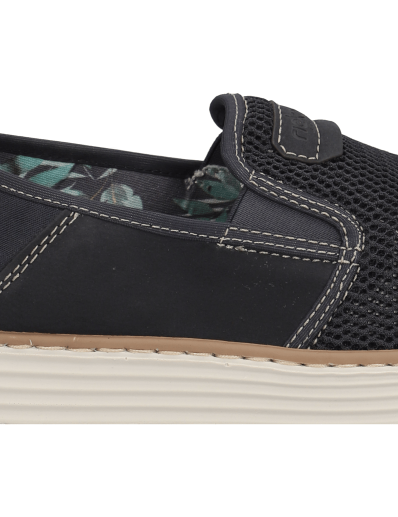 Rieker-textil-sportovní-nazouvací-boty-modrá