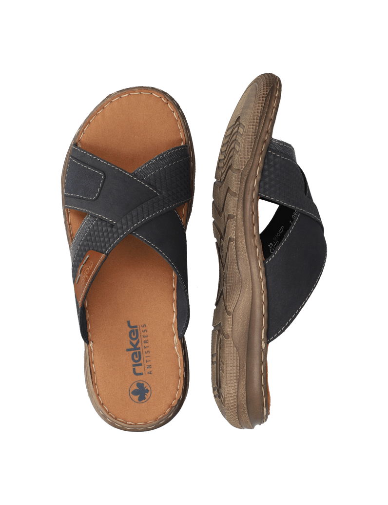 Rieker-Pantoffel-blau