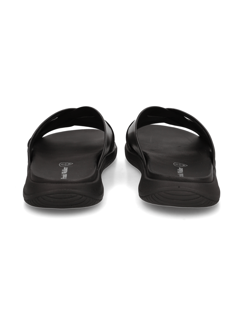 Frank-Walker-hladká-kůže-pantofle-černá