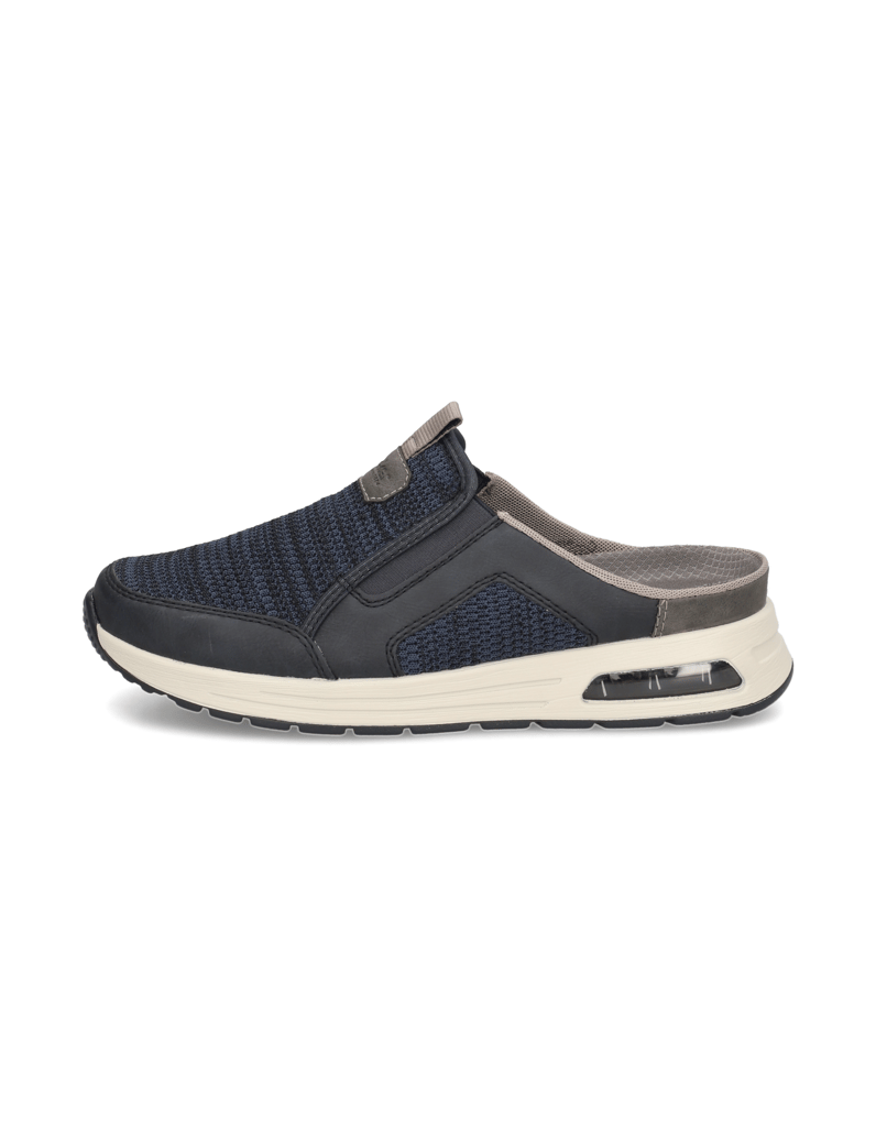 Rieker-Textil-Pantoffel-blau