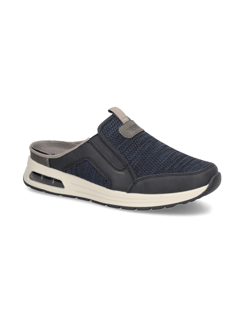 Rieker-Textil-Pantoffel-blau
