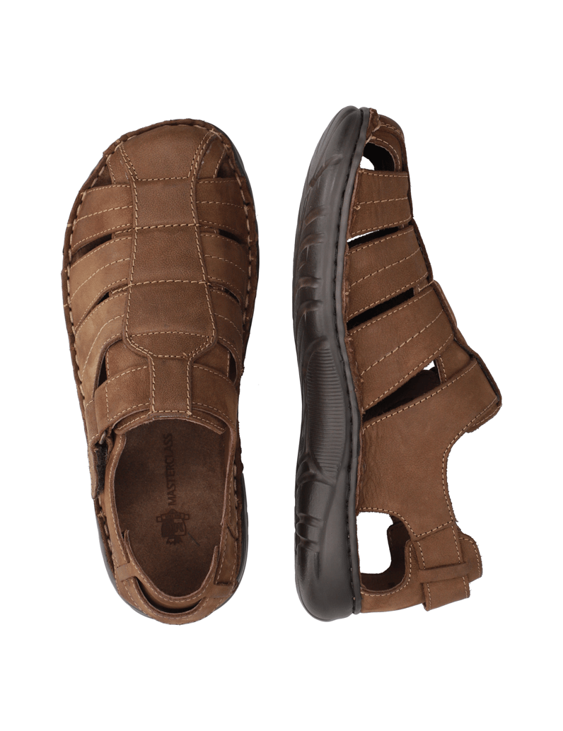 Master-Class-Nubukleder-Sandale-braun