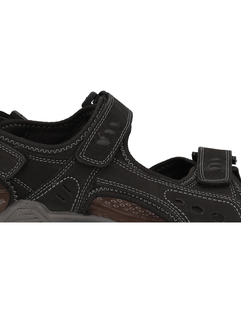 Master-Class-klasické-sandály---nubuk-černá