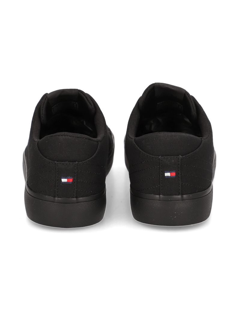 Tommy-Hilfiger-TH-HI-VULC-LOW-CANVAS-črna