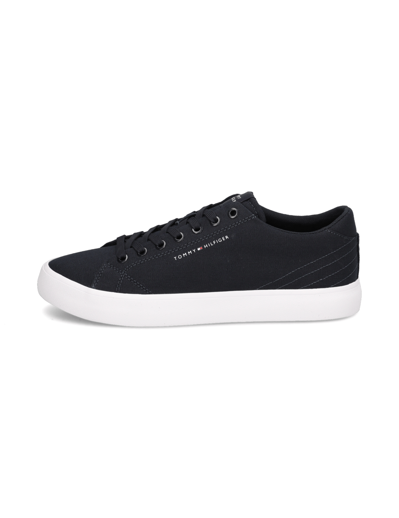 Tommy-Hilfiger-TH-HI-VULC-LOW-CANVAS-čierna