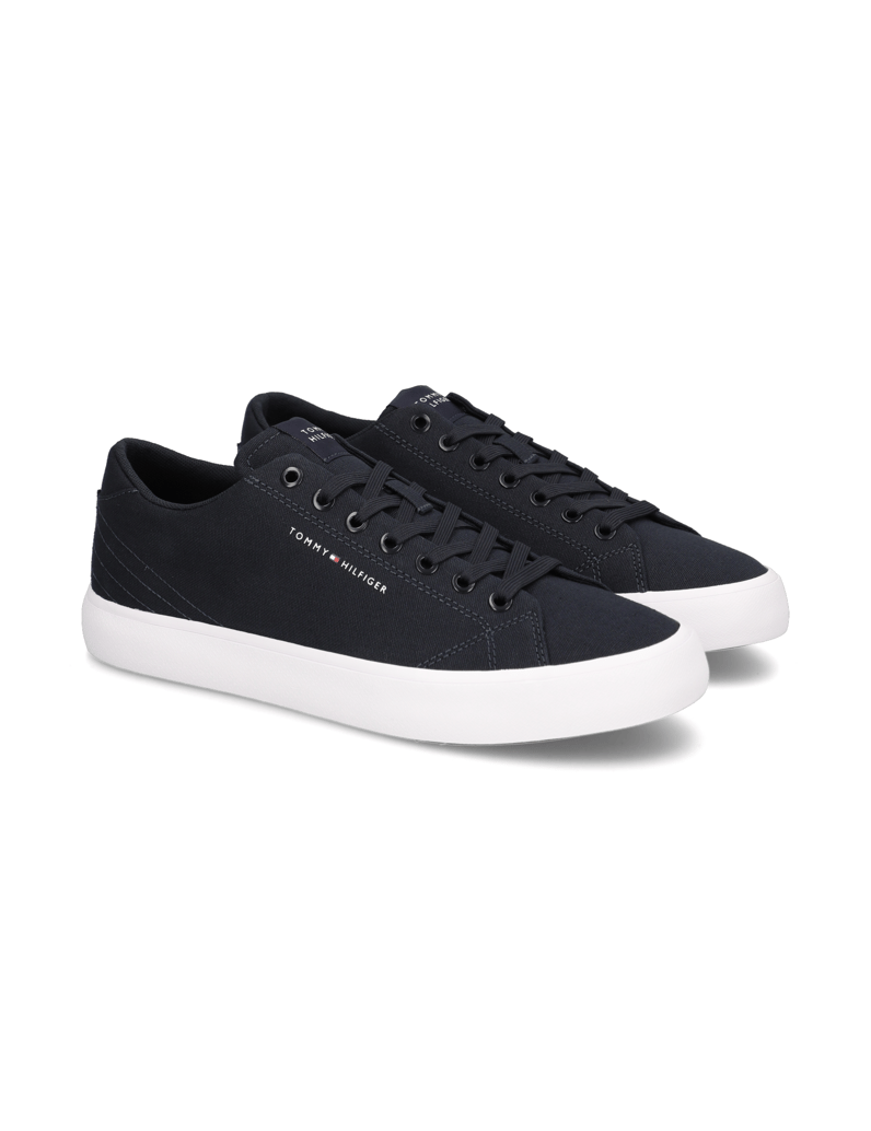 Tommy-Hilfiger-TH-HI-VULC-LOW-CANVAS-čierna