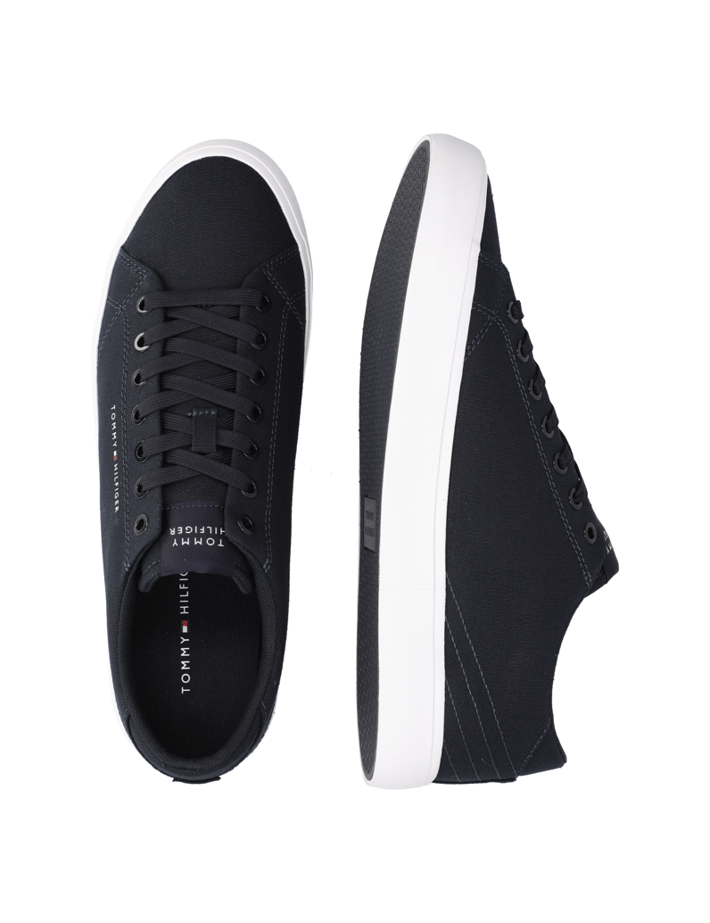 Tommy-Hilfiger-TH-HI-VULC-LOW-CANVAS-čierna