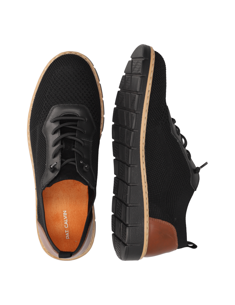 Pat-Calvin-Knitted-Schnürer-sportiv-beige