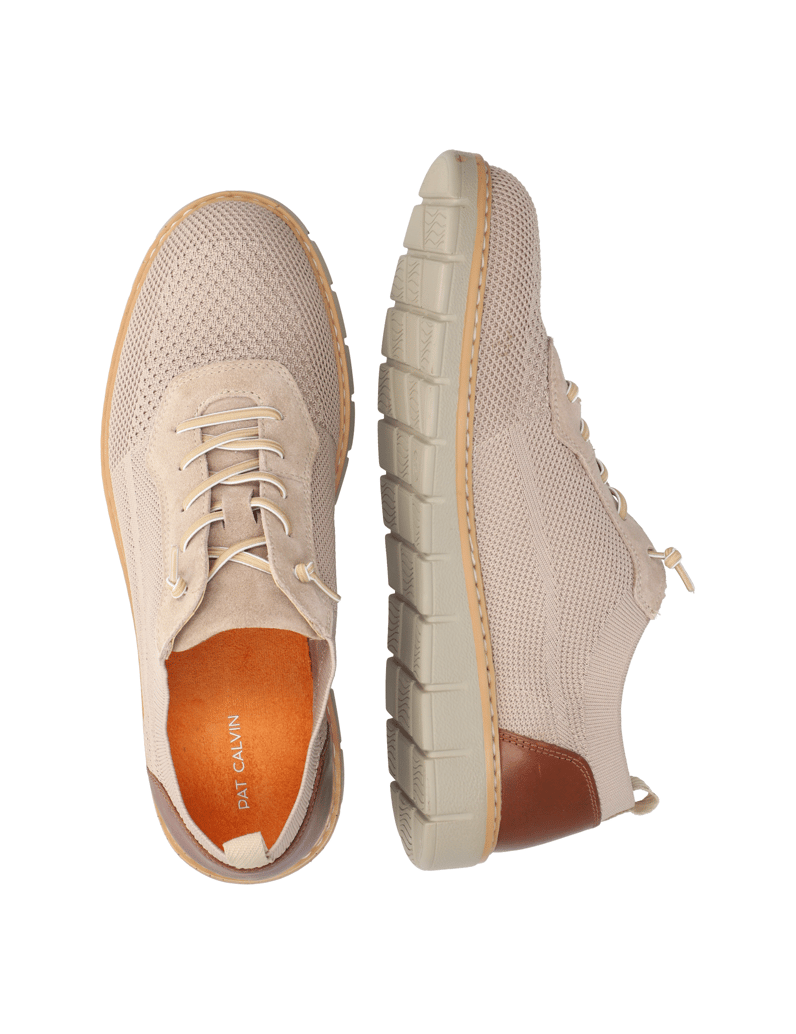 Pat-Calvin-Knitted-Schnürer-sportiv-beige