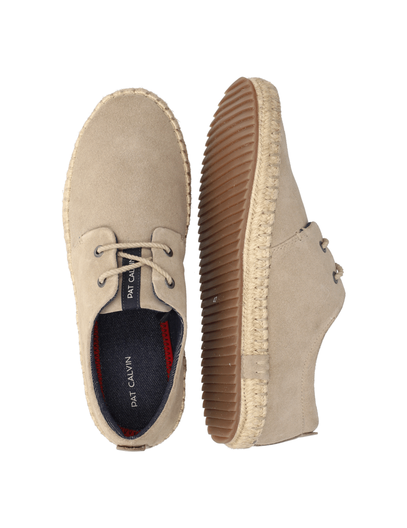 Pat-Calvin-Velourleder-Espadrille-beige