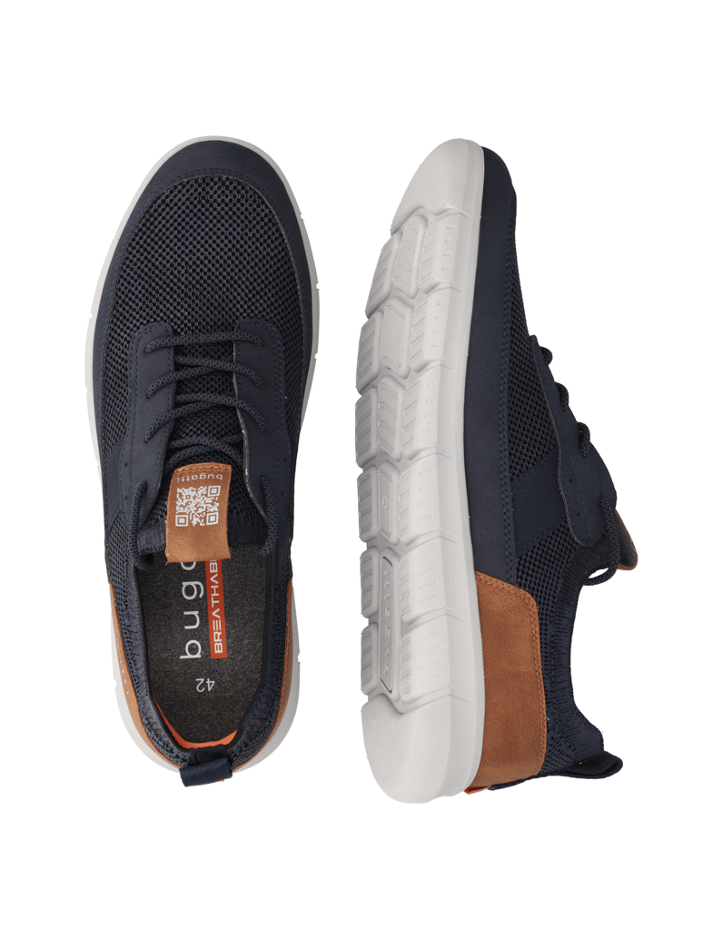 BUGATTI-DENIM-Schnürer-sportiv-grau