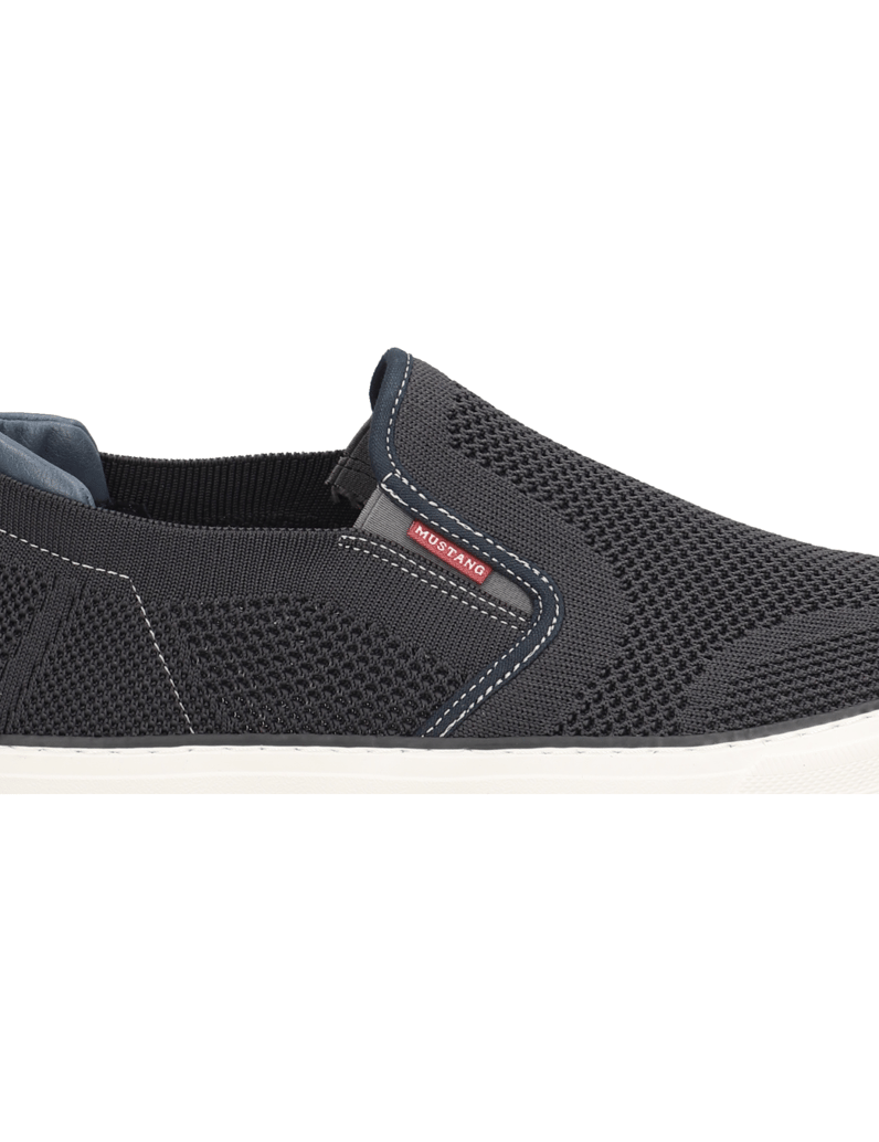 Mustang-Textil-Slipper-sportiv-grau