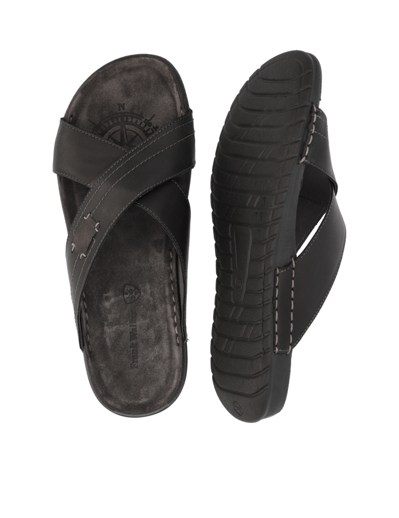 Frank-Walker-Glattleder-Pantoffel