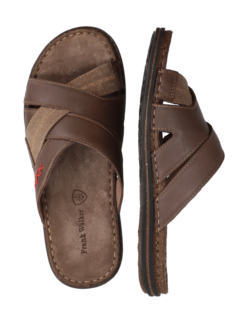 Frank-Walker-Lederkombination-Pantoffel